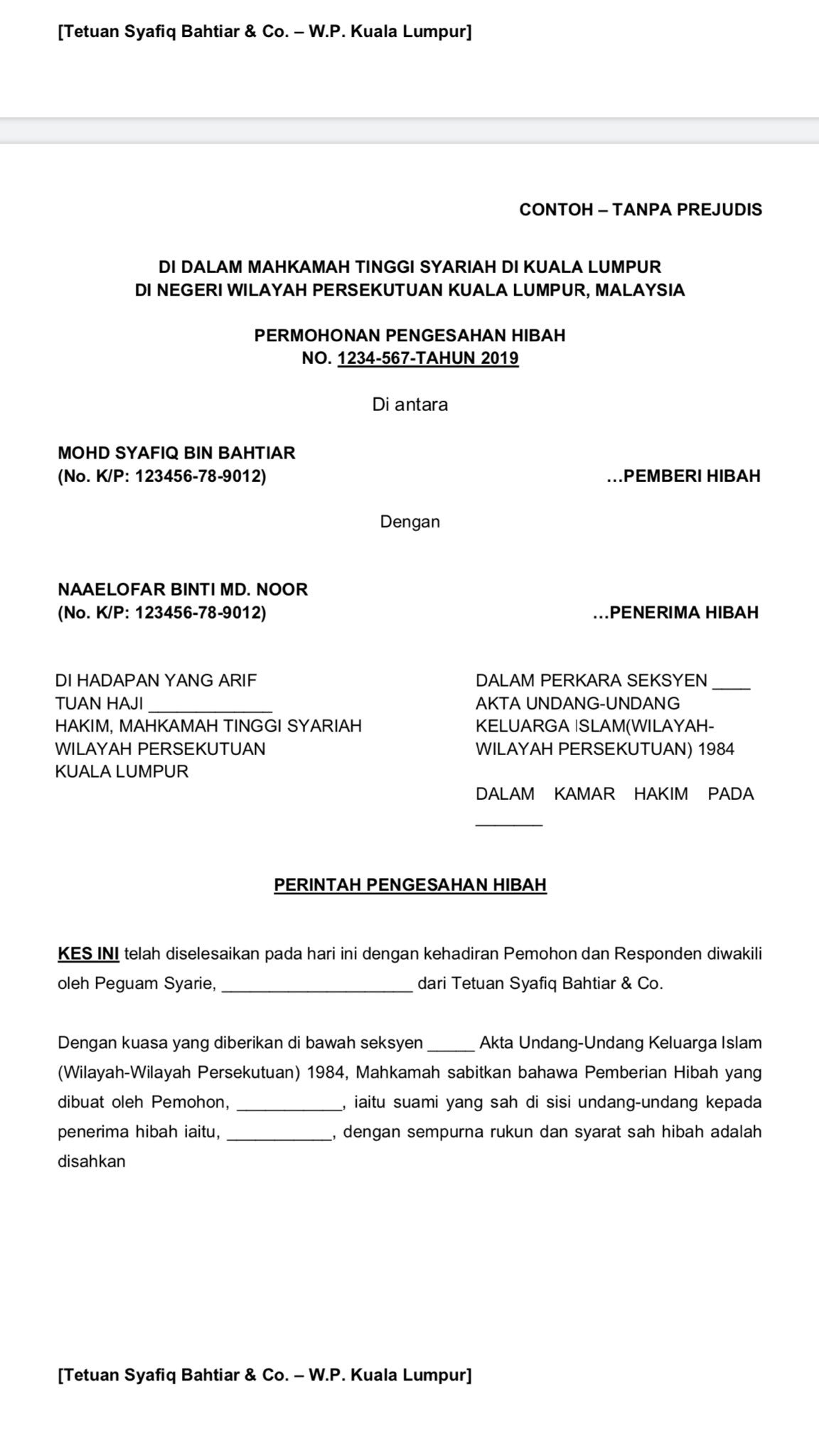 Lihat 7+ Contoh Surat Hibah Rumah Kepada Isteri 