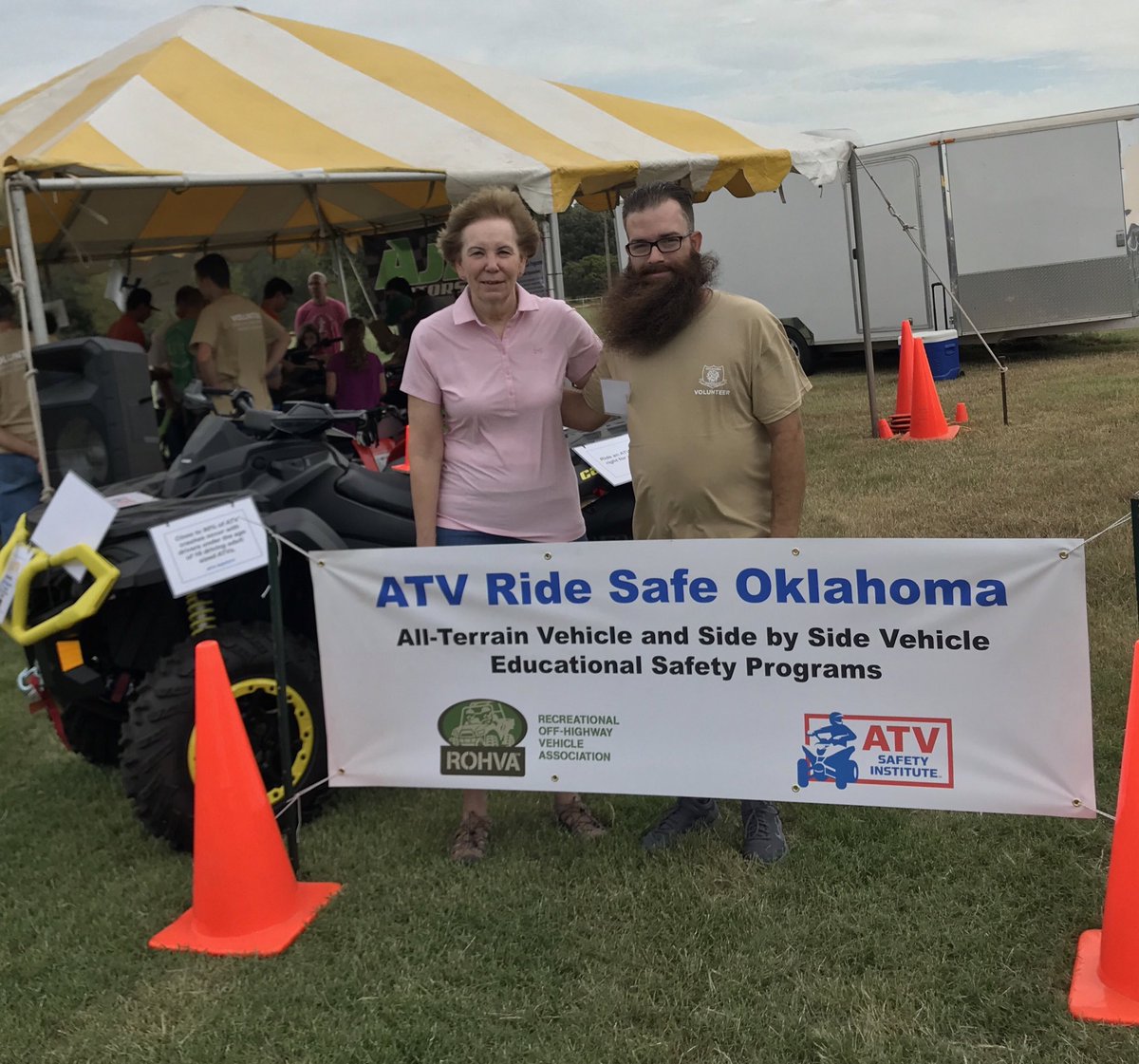 RRxalbrecht's tweet photo. So surprised to see Alex and so proud. 14 years of advocacy for ATV safety. Thank you for your persistence and providing your personal story of injury to influence others #outrauma #ATVsafety ⁦@OU_Surgery⁩ ⁦@OUMedicine⁩ https://t.co/gBCs2msotG
