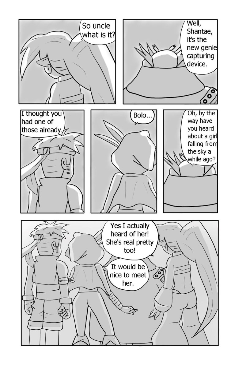 DarkGoddessJinx's tweet photo. Page 5
Genie Capturing Device? Sound interesting enough!
#shantae #bolo #sky #mimic #scuttletown https://t.co/FGXDuiDcT2