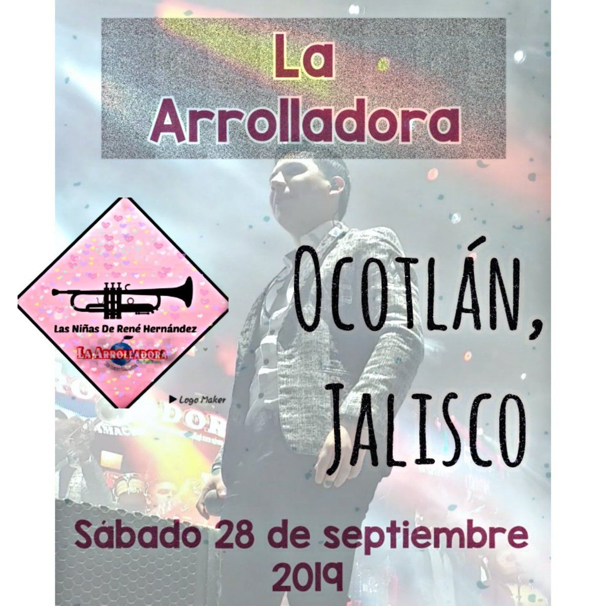 AnnyLpez14's tweet photo. ⚠HOY 2⃣8⃣ De Septiembre 2019⚠
LA ARROLLADORA BANDA EL LIMÓN🍋se estará presentando en 👉🏻OCOTLÁN, JALISCO👈🏻No te lo puedes perder ya que te pondrán a bailar y a corear con todos sus grandes éxitos 🎤🎶
#LabiosMentirosos💋  @arrolladoraoficial
@LasNinasReneHdz
@Arrolladora https://t.co/Zp3gcPNFCv