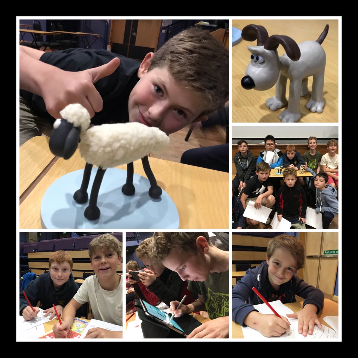 mone_sheila's tweet image. Creative afternoon ⁦with amazing ⁦@aardman⁩ storyboard workshop #futureanimators 🐏🤗🤓 ⁦@Habsmonmouth⁩ ⁦@MonBoysPrep⁩