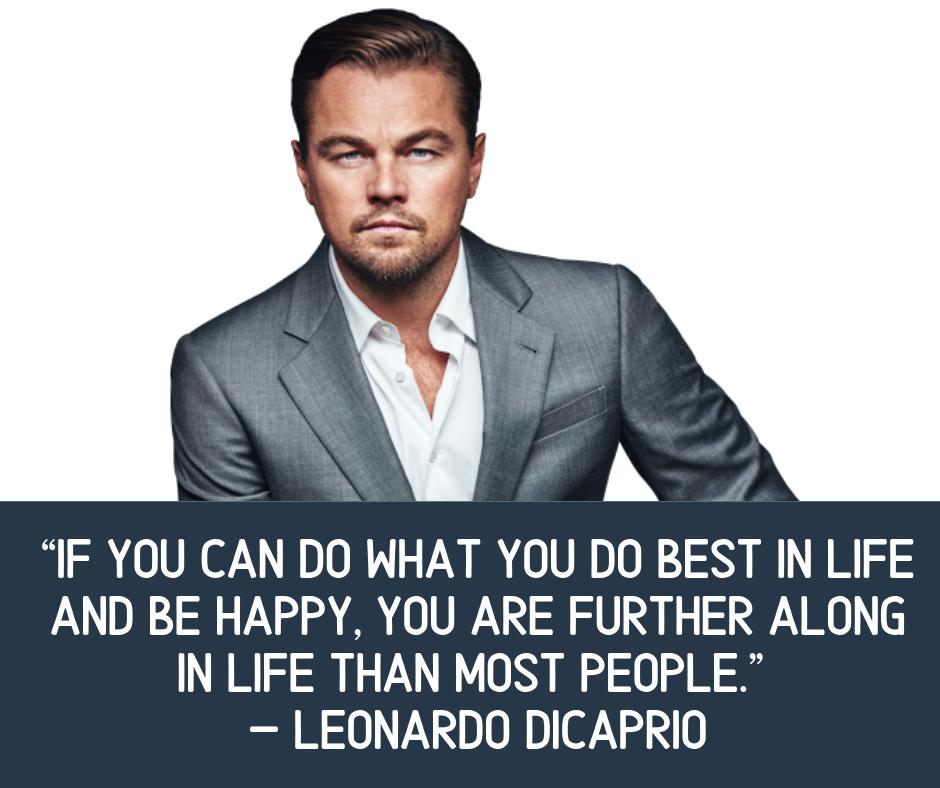 Who you are exactly as you are, is awesome! Peer pressure &amp; social stigmas impact us all. Find the inspiration to do your own thing substance free. Sometimes your favorite celebrities teach great lessons. #inspirationalquotes #leodicaprio #leonardodicaprio #savetheplanet #actor