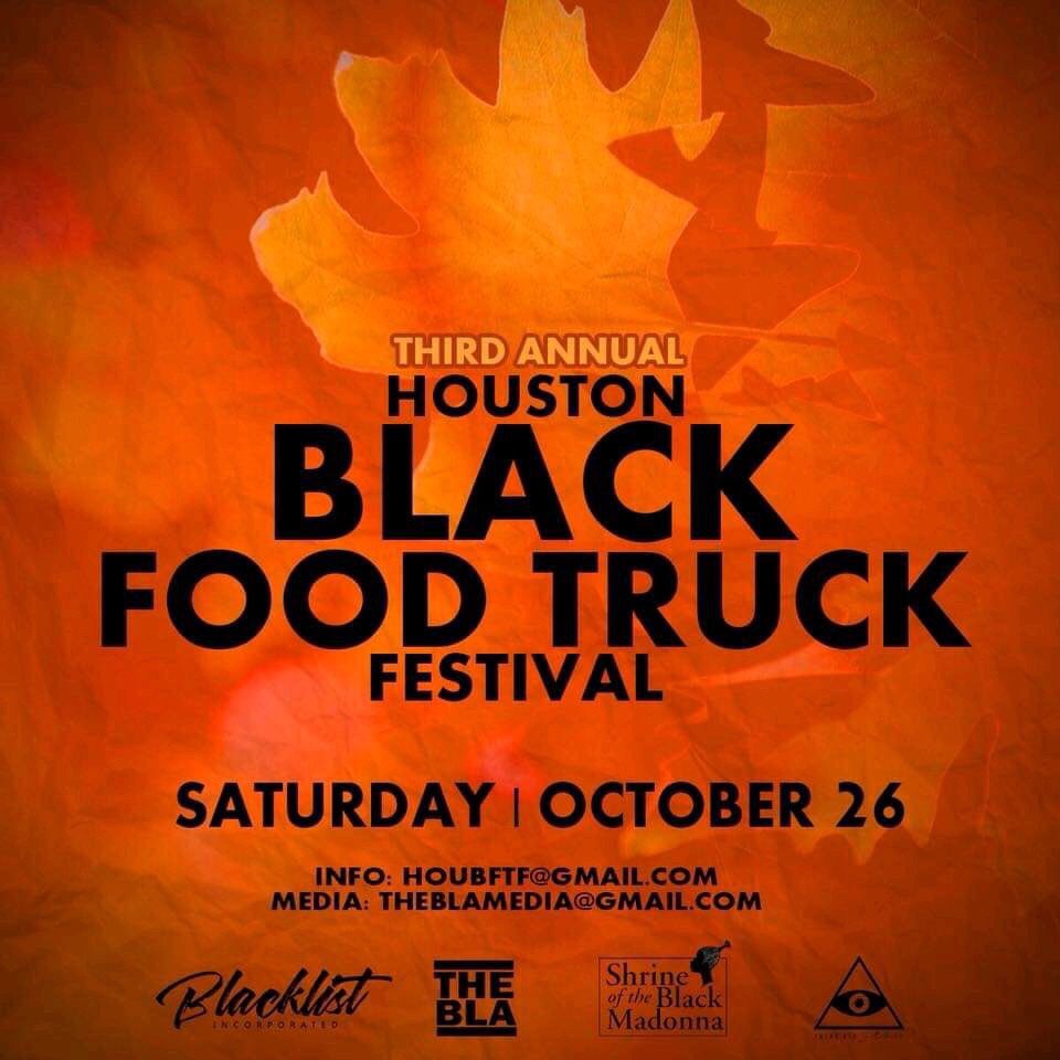 lifewithoh's tweet photo. Save the date for the Black Food Truck Festival October in #Houston #HoustonFood #FoodTrucks https://t.co/syFLV84ncc