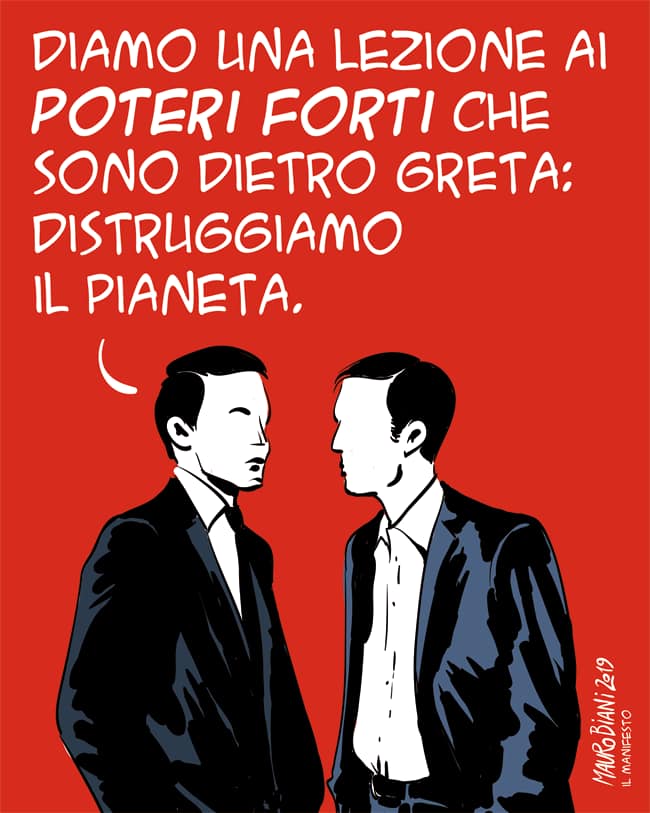 Diamo una lezione ai poteri forti che sono dietro <a href="/GretaThunberg/">Greta Thunberg</a> : distruggiamo il pianeta! #ActNow