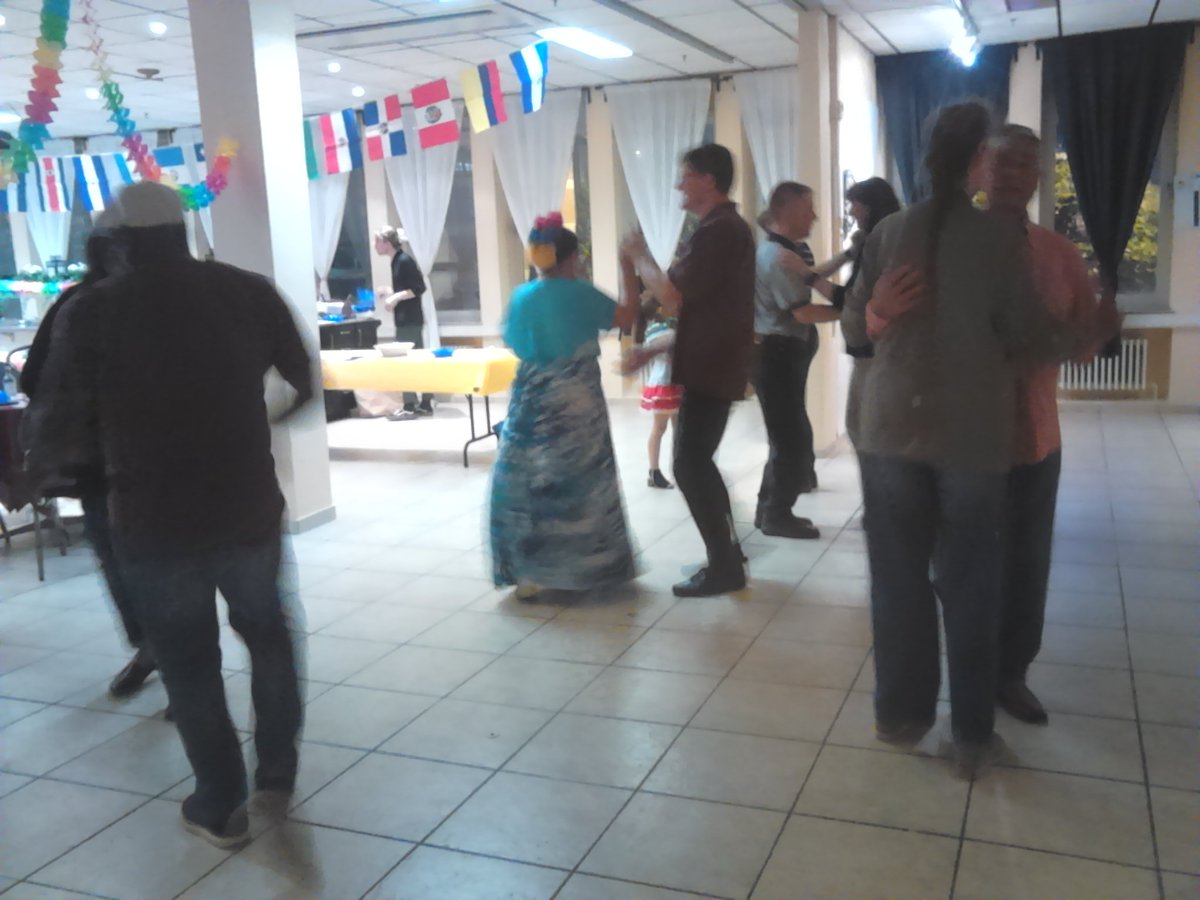 PostBe02's tweet image. Hispanic Heritage Month event: Salsa &amp;amp; Salsa
at the 3-Star in Brussels hosted by the American Legion Post BE02 was a success.