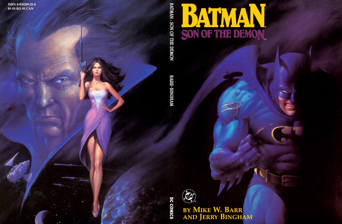 Batman : Son Of The Demon (1987) cover by Jerry Bingham