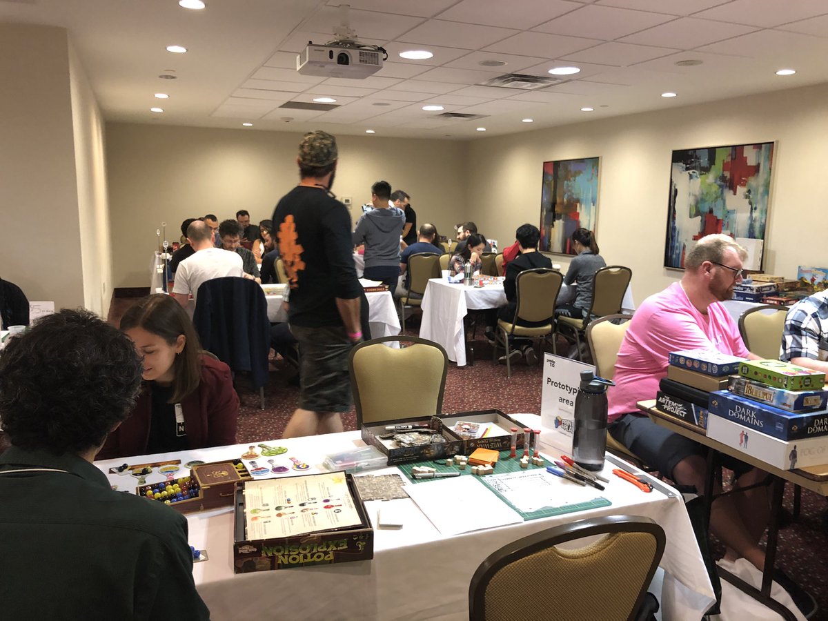 Session 2 at #ProtoTO has just started, so much playtesting happening!! Come join us to try new board, card and role-playing prototypes all day today and tomorrow.