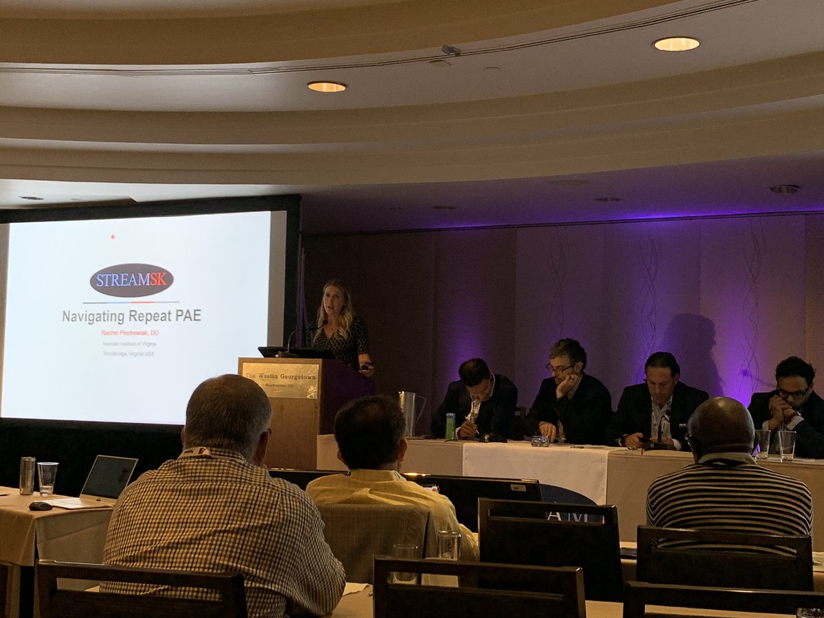 How do you navigate repeat #PAE? @RPiechowiakDO presents cases and discusses the options! #BPH #LUTS #STREAM2019 @SIRspecialists @womenirads