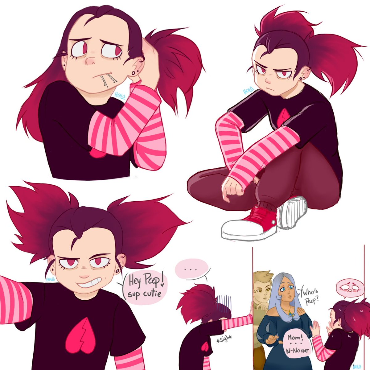 HelaDibujos's tweet photo. Fanart de Steven Universe la película.
Mi versión de #Spinel humanizada, tenía pensado en hacer varios sketches de este AU. Si te parece una buena idea regálame un RT y si te gustó el dibujo que no se te escape ese Fav #StevenUniverseTheMovie #StevenUniverse https://t.co/SWN2y5FW5Q