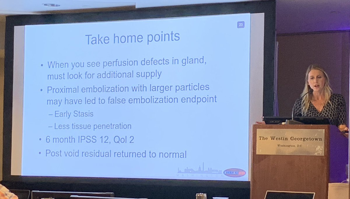 @RPiechowiakDO shares some pointers and discusses the importance for looking for additional blood supply in RepeatPAE @STREAMpae @SandeepBaglaMD @AriIsaacsonMD @JiggleMed @VIRTarHeels @keithppereira @womenirads @WIIGS2 @RadiologyChicks #STREAM2019 #Irad #PAE @SIRspecialists