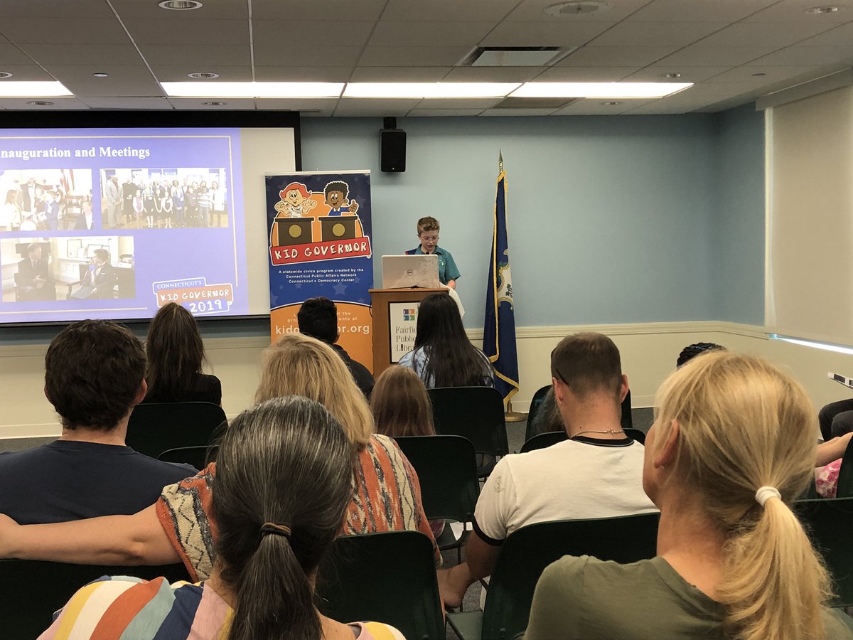 CTKidGovernor's tweet image. Watch #CTKGElla’s final #LibraryCircuit at @FairfieldPubLib now on Facebook!