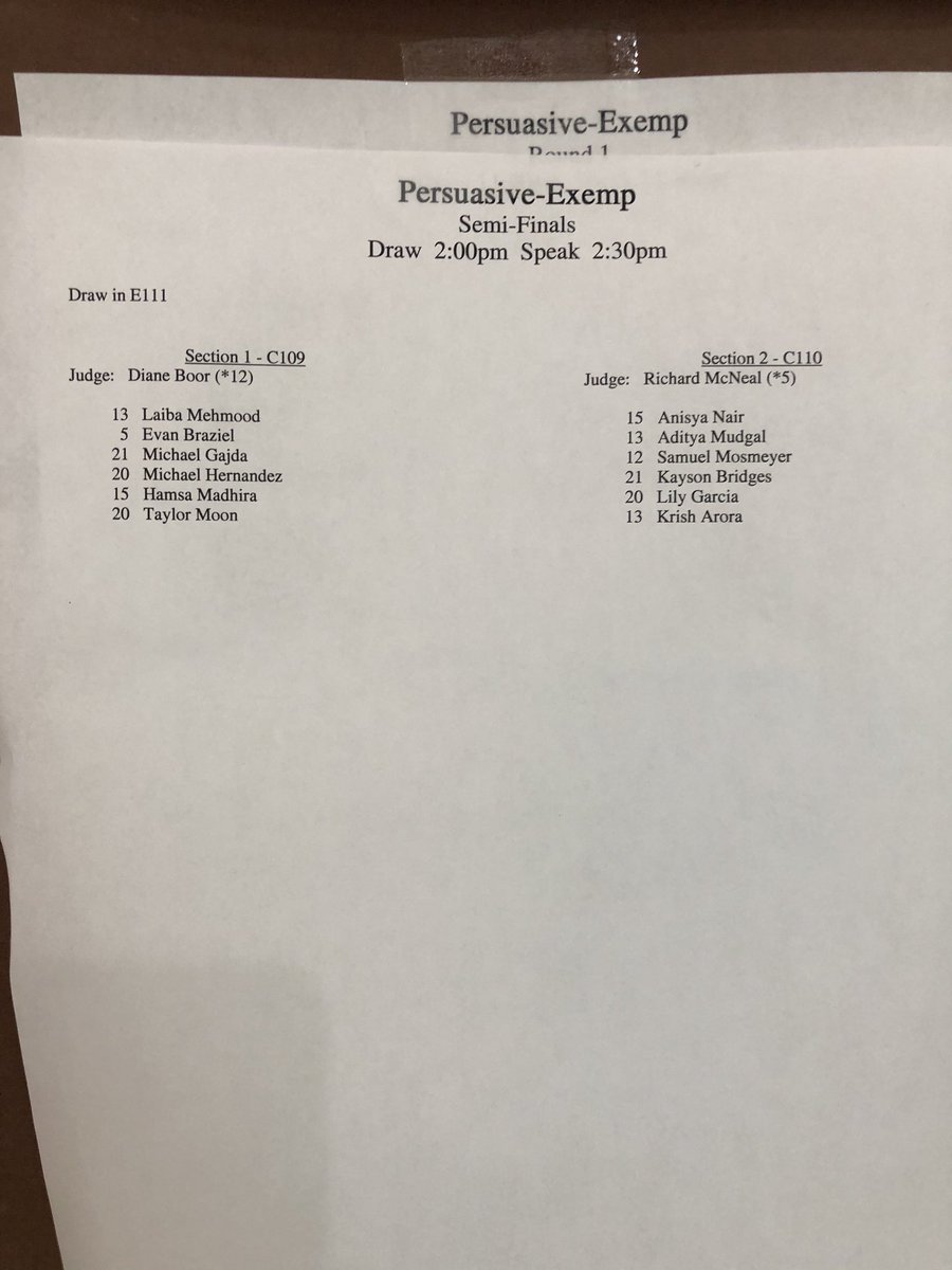 RoyseCityDebate's tweet image. What happens when @TaylorIDontKnow breaks to semis. #dontjudgeus