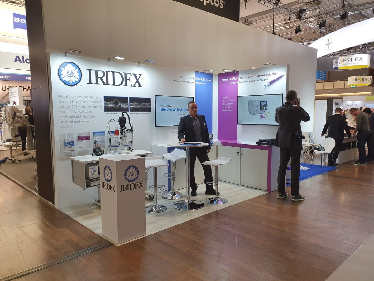 IRIDEX's tweet image. We are in Berlin at the Deutsche Ophthalmologische Gesellschaft Congress (DOG) sharing the many benefits of #MicroPulse therapy for glaucoma and retinal diseases.