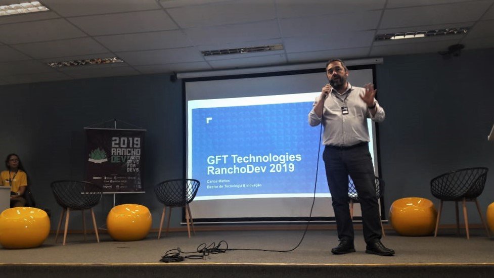 gft_br's tweet photo. Participamos da #RanchoDev, que aconteceu hoje em Sorocaba, interior de São Paulo. Nosso especialista, @cmattos Mattos, fez uma palestra sobre carreira e mercado de trabalho em TI. Dá uma olhada nas fotos! #GoGFTBrasil #VemPraGFT https://t.co/VyjHYdd0Xj