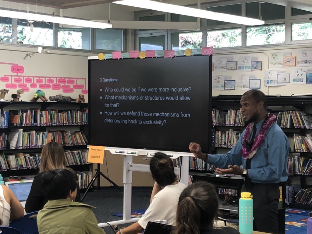 kahuiheluhelu's tweet photo. Let’s do the work! Get uncomfortable. @MisterMinor https://t.co/0rZhluiaDL
