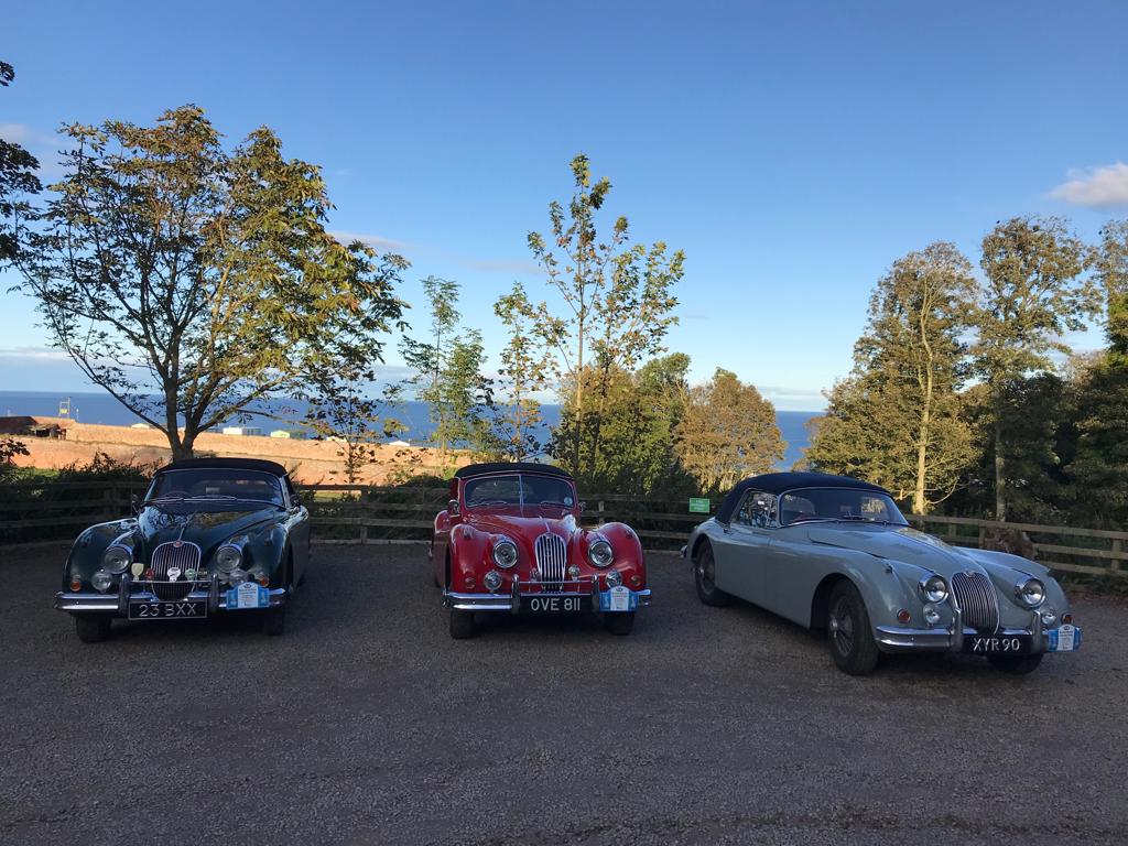 XKClubRBCD's tweet photo. RBCD Stage 13 - a very mellow evening to arrive at Marshall Meadows Hotel, Berwick. Our two support cars enjoy a well-deserved rest, while Andy Waters of CBR Classic Restorations is still on hand for advice and assistance.
@ProstateUK 
@sngbarratt 
@ListersJLR 
@TwyfordMoors https://t.co/uqbzjVFEYQ