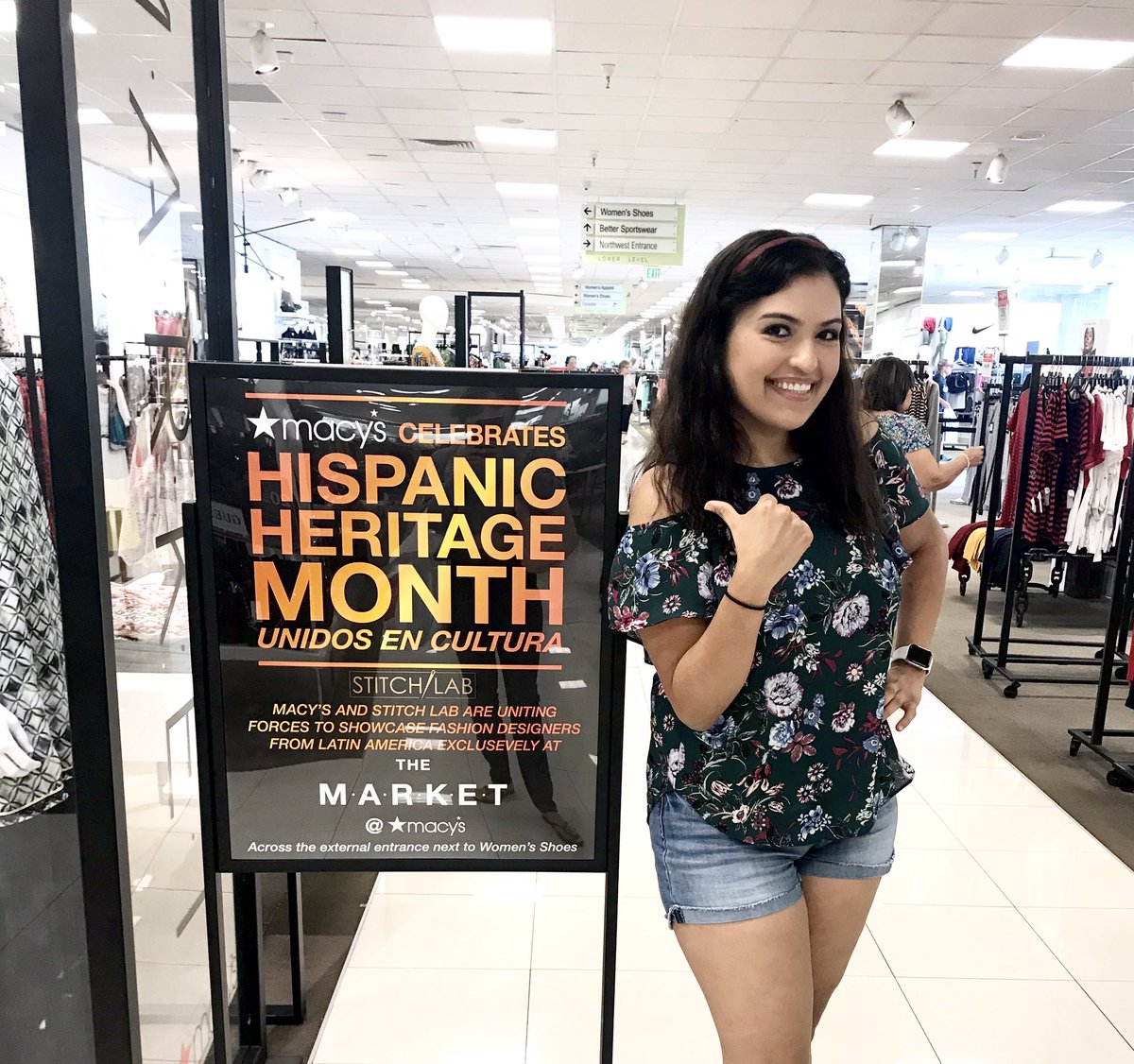 DanielleBandaTV's tweet photo. #HispanicHeritageMonth👚👕👔 #LatinAmerican #designers 😁 #Demasiado (Venezuelan), #StitchLab &amp; #PETRA (Columbian), #QuoteMe (Columbian) at @Macys @ShopNorthStar ‼️ Til’ Oct 15 at #TheMarketAtMacys 💁🏻‍♀️ $40,000 in #grants for #education 🤓 via #scholarships 📚📝 

 #DanielleBandaTV https://t.co/kUgTdsGX5z
