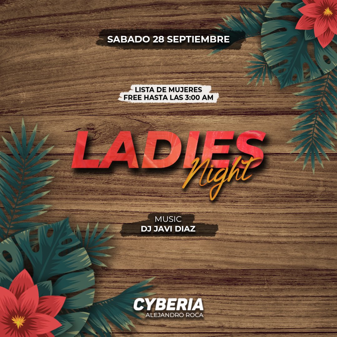 🍃MUJERES FREE HASTA LAS 3:00 DE MAÑANA 🍃
.
.
.
✨Sábado de Cyberia✨
.
.
#boliche #argentina #fiesta #noche #music #amigos #night  #tragos #discoteca #dj #fiestas #alejandroroca #cordoba
