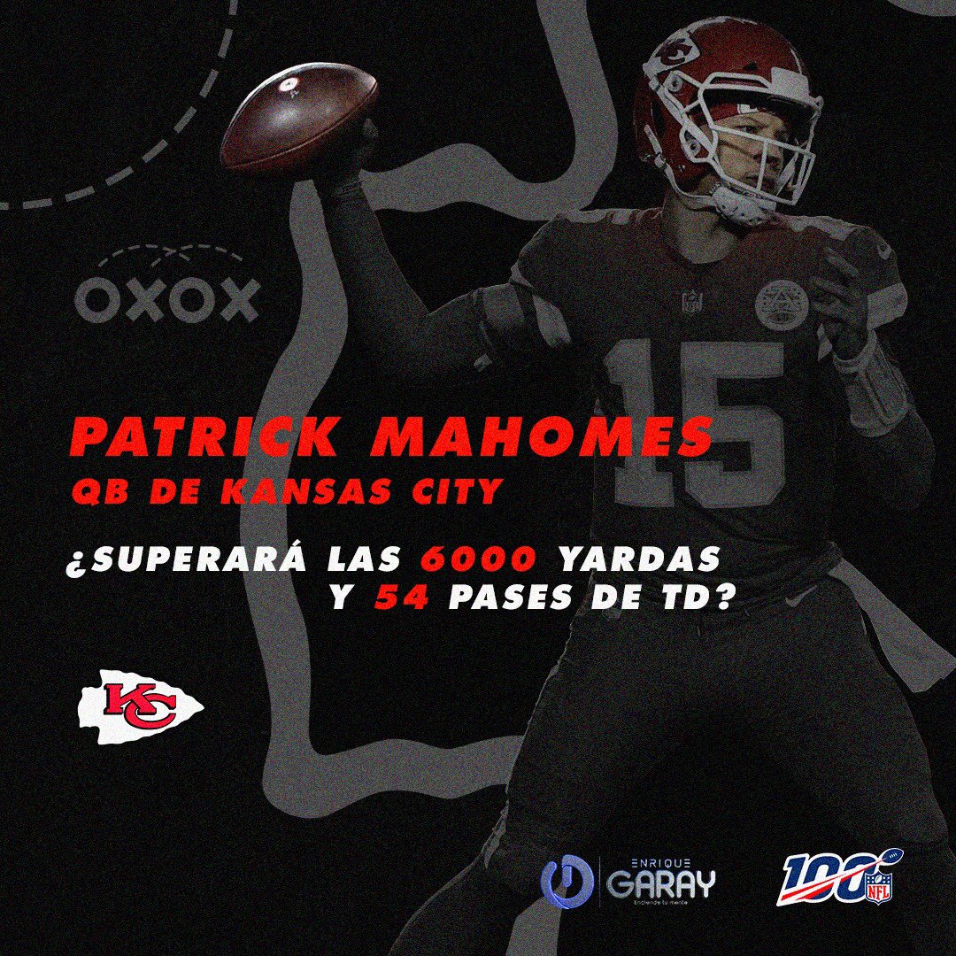 quiquegaray's tweet photo. Nadie contiene al niรฑo maravilla de la #NFL100 , Patrick Mahomes que ha iniciado con promedios de 400 yds y 4 pases de TD por partido.
Dime por favor:
#ChiefsKingdom #kansascity #Chiefs #chiefscheer #mahomes https://t.co/iFvkbNd4a1