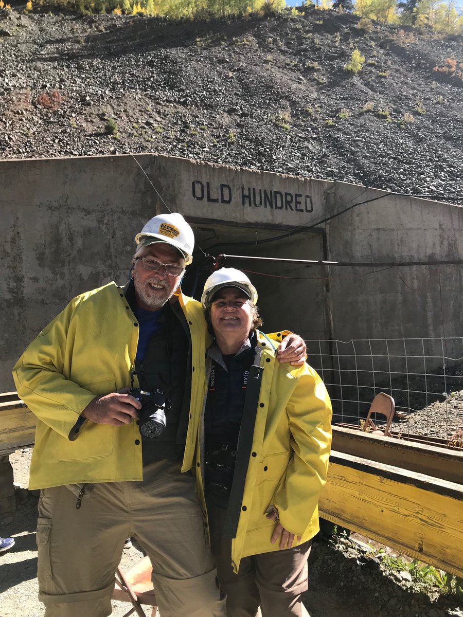 AlwaysBlackhawk's tweet photo. Fil mine trip today. Awesome!
#wonder #retirement rocks #Coloradodayfour #Siverton #Colorado https://t.co/k8AApVFa4c