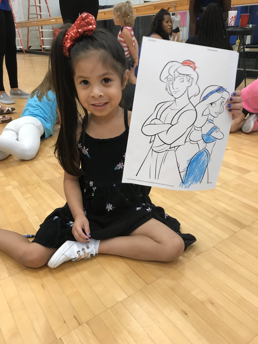 Penny had a blast this morning with the <a href="/StarStrutters/">Lehman Dance</a>! 💙✨ She can’t wait for Friday’s game! 🐺#lobomania