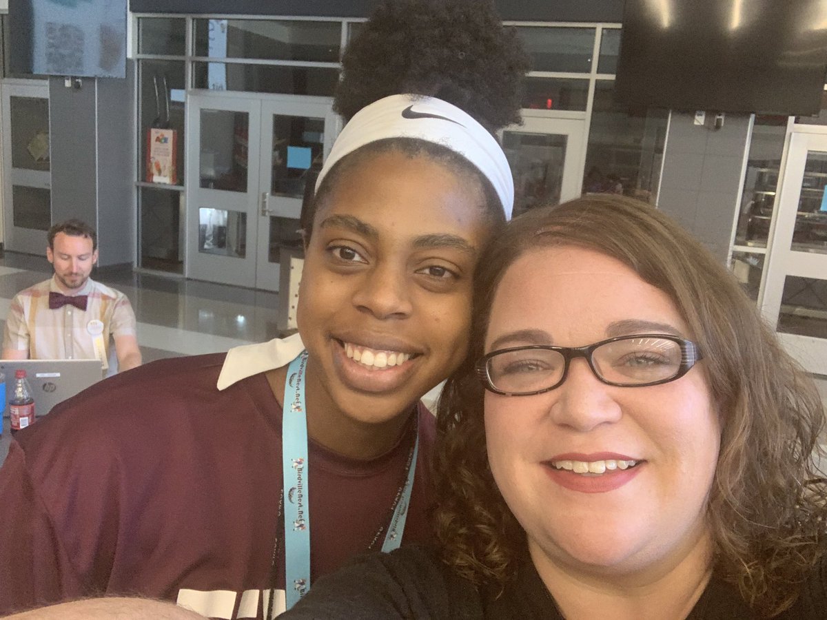 When you see one of your former students at a professional learning conference and find out she’s on her way to becoming a teacher now...happy tears and so much joy flows!! #BirdvilleLearns #EmpowerED19