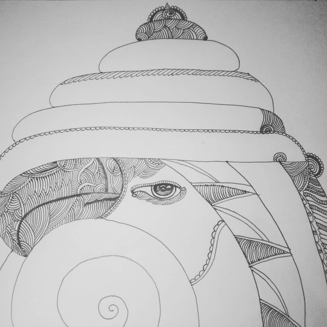 ACRockDeziner's tweet photo. My new art, On progress,
#spiritualart #zentangle #drawing #creativeart #peacefulart #handdrawn #pencildrawing #art #drawingartist #rhythmicart #floralart #cursiveart #magicalart #artwork #fantasyart #powerfulart #artpassion #decorativeart #illustration #rockac #abstract #pattern https://t.co/7teflX77Mu