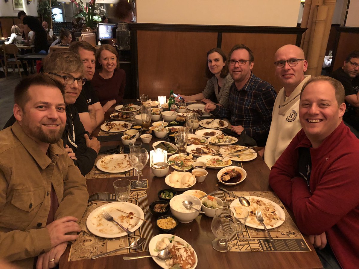 Jeff Strauss 🌻 (@jeffreystrauss) on Twitter photo One of the highlights of... well, of everything... our ritual Indonesian meal in Amsterdam!
I would note that our group continues to grow every time, ever since first having dinner here with <a href="/rjekker/">Reindert-Jan Ekker (@codesensei@fosstodon.org)</a> two years ago.
#JeffAndJonsExcellentAdventure #SoMuchGloriousFood One of the highlights of... well, of everything... our ritual Indonesian meal in Amsterdam!
I would note that our group continues to grow every time, ever since first having dinner here with <a href="/rjekker/">Reindert-Jan Ekker (@codesensei@fosstodon.org)</a> two years ago.
#JeffAndJonsExcellentAdventure #SoMuchGloriousFood