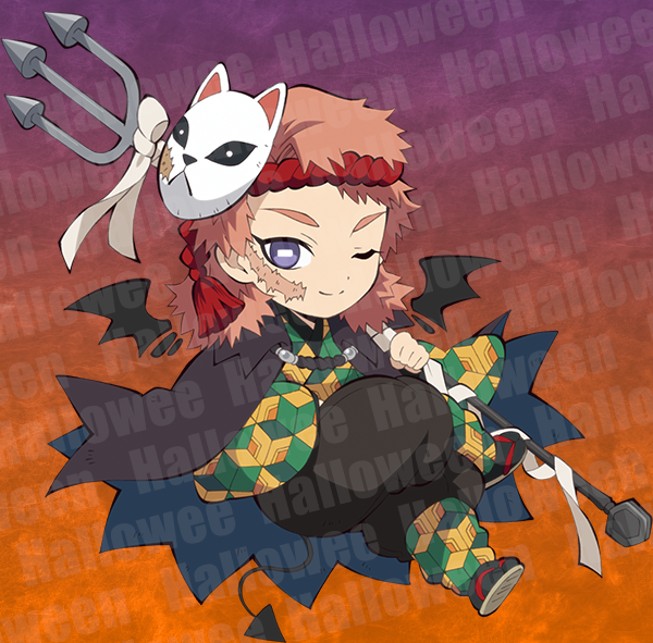 Halloween Kanao by @sorausagiouo : r/KimetsuNoYaiba