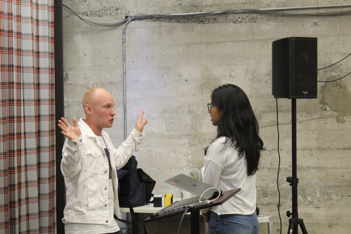 A fun photo from <a href="/GDGDevFestSF/">GDGDevFestSF</a> 🤗 Caption this!