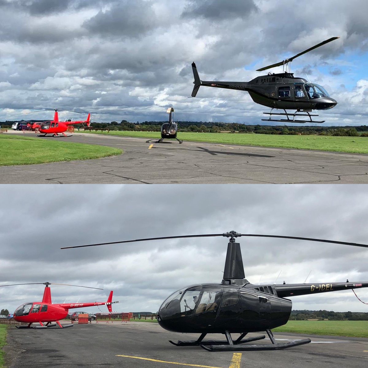 arcusheli's tweet photo. A busy day today with @icehelicopters and @eastmidlandshelicopters flying R66 Trial Lessons, Pleasure Tours and PPL(H) training from Nottingham! 
.
#r22 #r44 #r66 #b206 #cabrig2 #nottingham #pplh #triallessons #flighttraining #pleasure #flights #tours #aviation #avgeek https://t.co/TjwqmCi5Ki
