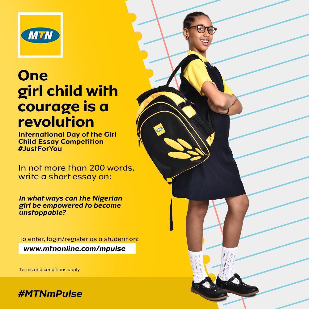 datepoll's tweet image. Welcome to datepoll: MTN International day of the girl child essay comp... datepoll.com/2019/09/mtn-in…