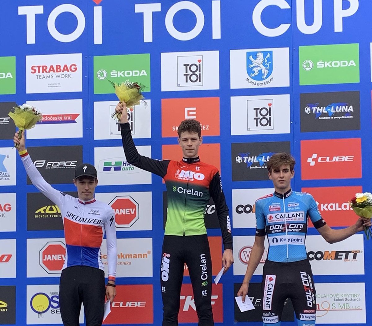 BinkMarino's tweet image. We are getting there, Yorben got a good 3rd place at the UCI Mlada Boleslav cyclo cross. Collecting some very important UCI points.                      #binksbase @callantdoltciniCT @yorbenlauryssen