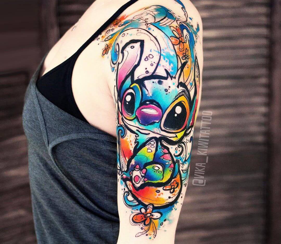 Lilo and Stitch Tattoo Design by ClickyCrisp on DeviantArt