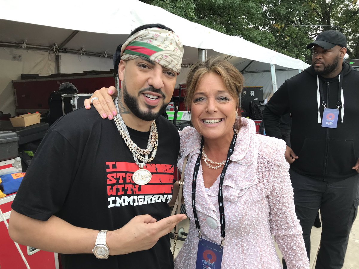 Great to meet @FrencHMonTanA backstage at @GlblCtzn Festival. Thank you for your support of @EduCannotWait’s work to get out-of-school children caught in crises back to school. @GlblCtznImpact @UNICEFEducation @UNHCR_Education @Hughcevans