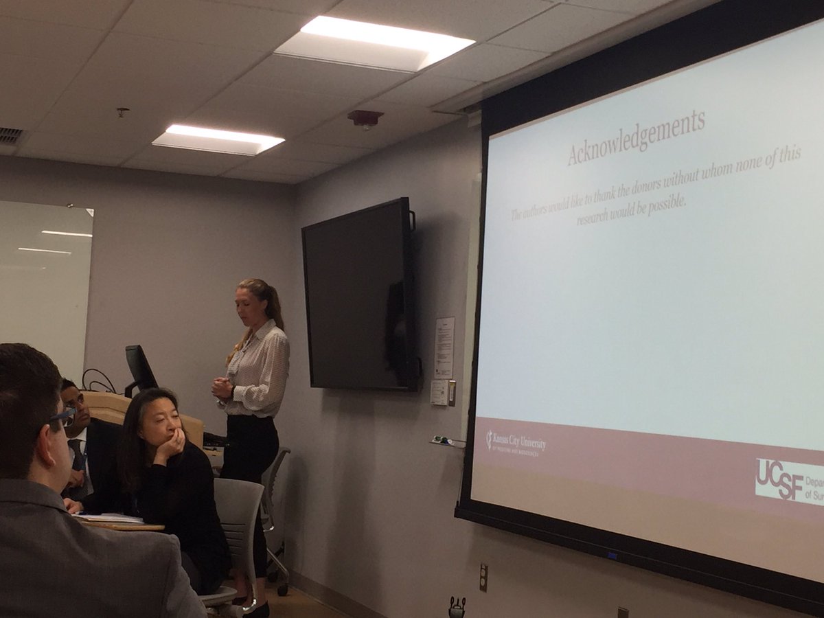EndoSurgSF's tweet photo. Two years of hard work cumulating in an outstanding presentation by Sarah King, MS4 at #SAAS2019. She dissected 120 mental nerves and described new branching patterns. Up to 10% of mental nerves are at risk of injury from the trocars during trans oral thyroidectomy #TOETVA. https://t.co/zK48AwFigX