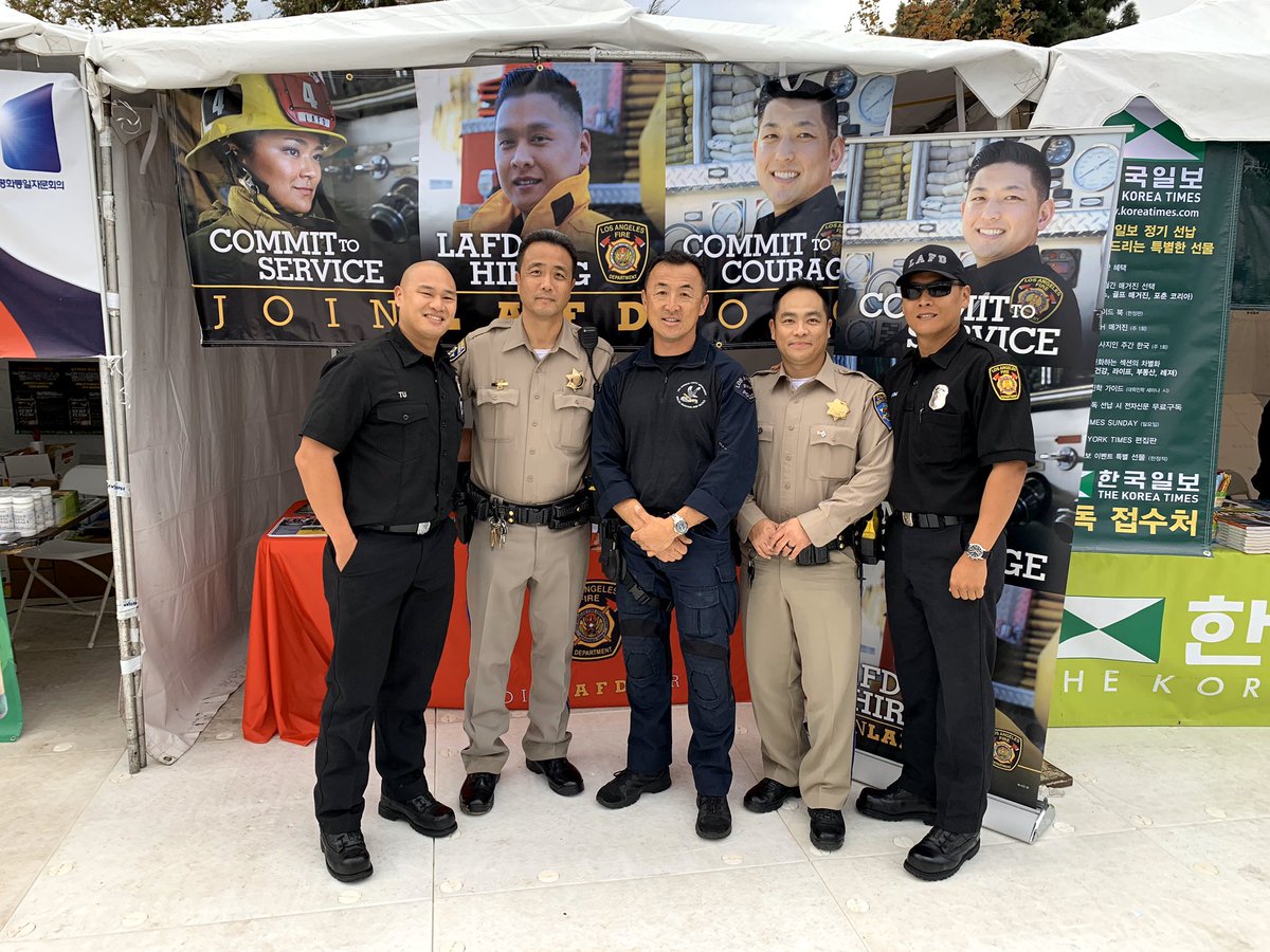 JoinLAFD's tweet photo. Stop by the #LAFD Recruitment Booth at The Los Angeles Korean Festival at SEOUL INTERNATIONAL PARK. 3250 San Marino St., Los Angeles CA.
September 28th and 29th from 10 AM to 10:00 PM. #diversitylafd #onefamilylafd #oneteamlafd #joinlafd https://t.co/ld3CLKZsfT