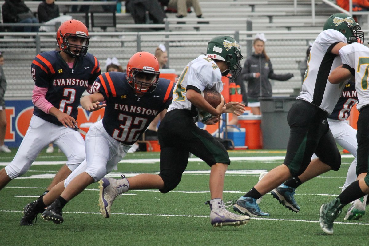 tnapper's tweet image. ETHS Frosh football (5-0) takes the win over Glenbrook North 50-13. @ETHSports