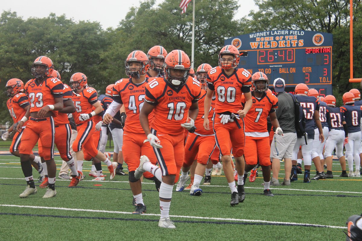 tnapper's tweet image. ETHS Varsity football plays part 2 of the Homecoming game today for a  win over Glenbrook @ETHSports