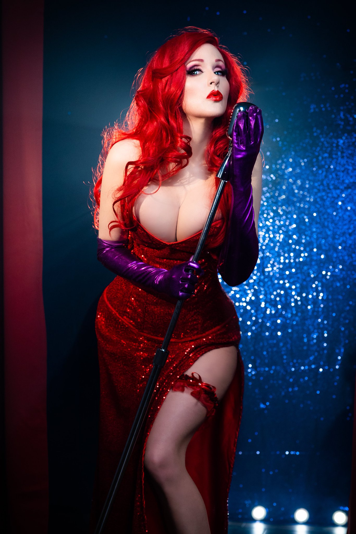 Angie Griffin on X: My Jessica Rabbit cosplay for patreon🐰  t.coakK4tMIKWM  X