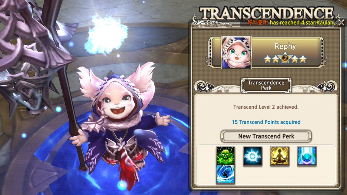 Transcended Rephy into +2 herooo 