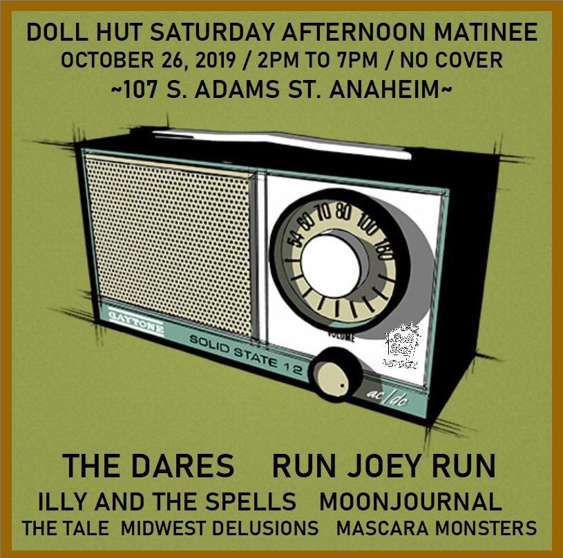 MascaraMonsters's tweet photo. Next show 10/26 at The Doll Hut, Anaheim. https://t.co/O8Xh2qbbs2