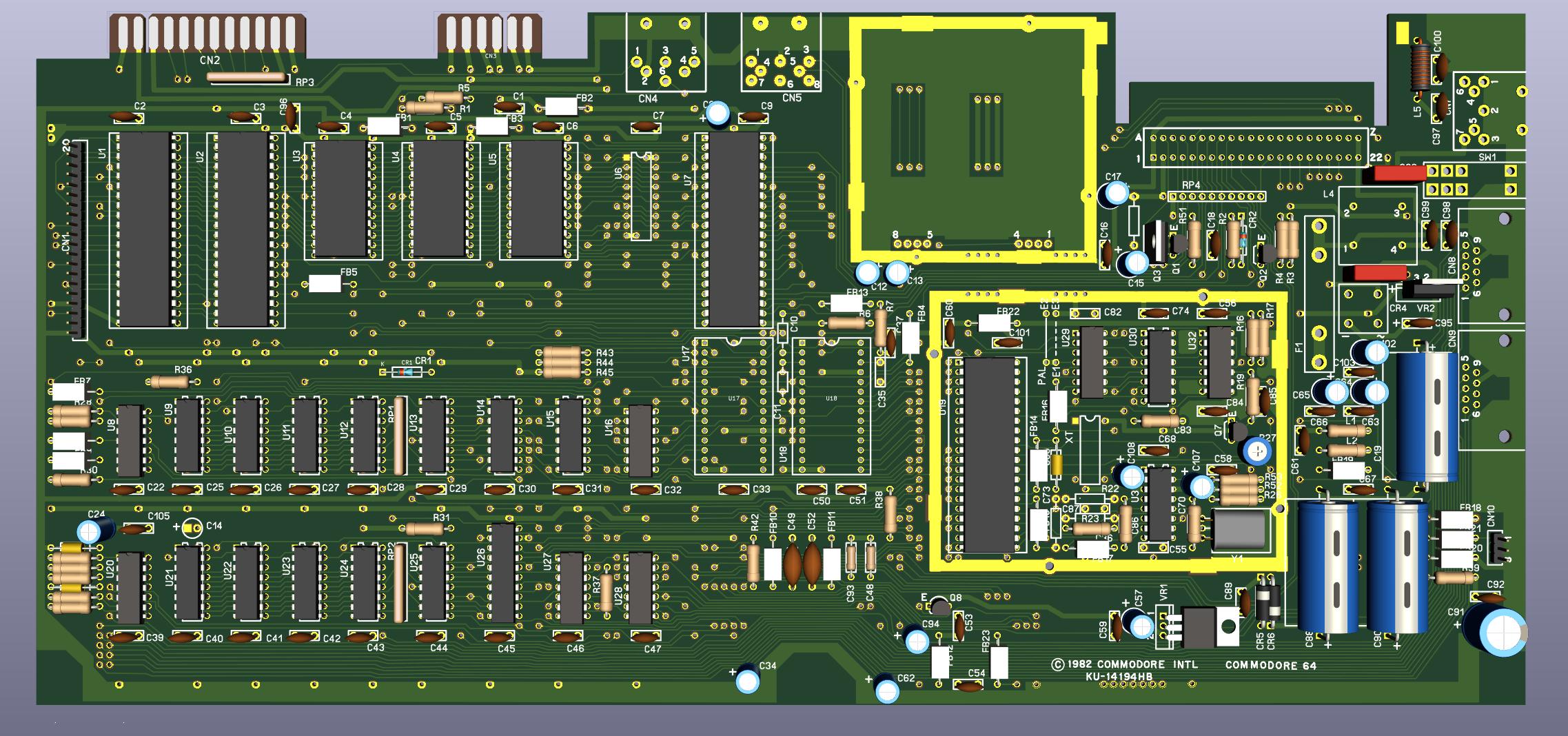 C64 motherboard sale
