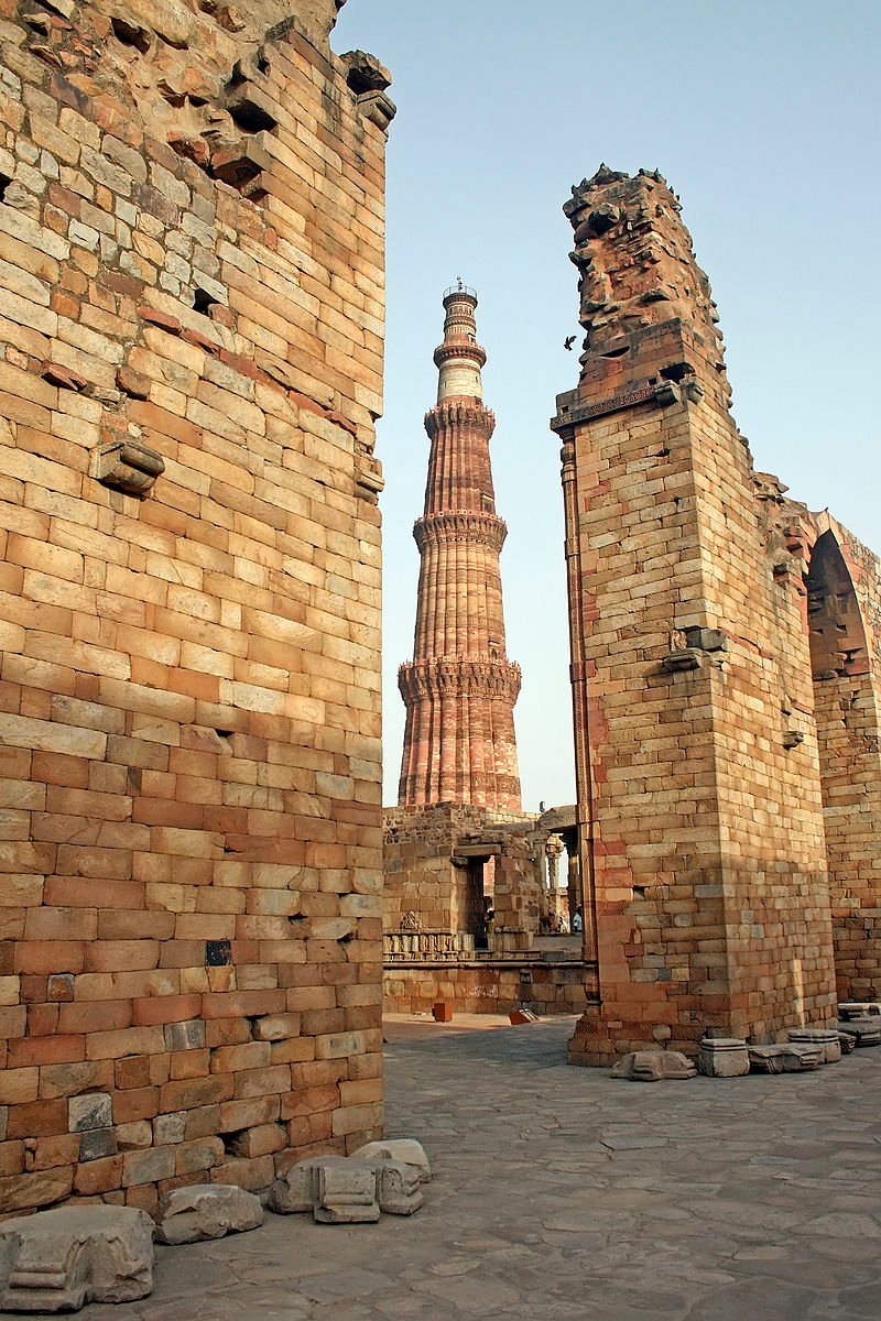 The Qutb complex are monuments and buildings from the Delhi Sultanate at Mehrauli in Delhi in India. The Qutub Minar "victory tower" in the complex, named after the religious figure Sufi Sant Khwaja Qutbuddin Bakhtiar Kaki, was begun by Qutb-ud-din Aibak, who...