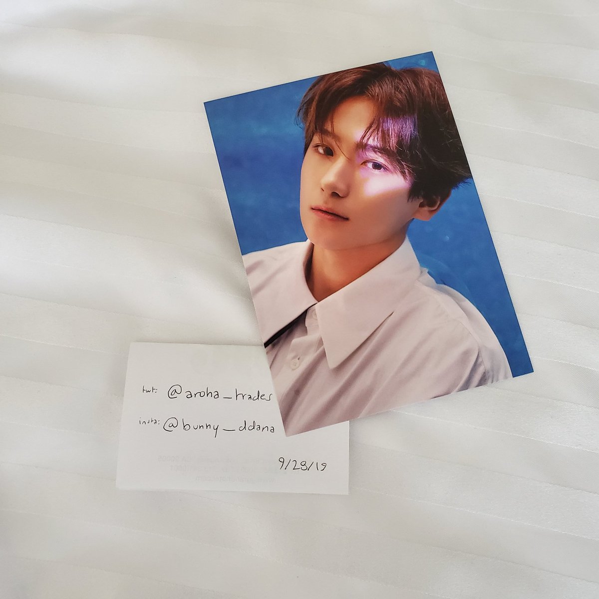 ☆WTT☆
Group: The Boyz
Album: Dreamlike
Have: Hyunjae postcard
Want: New, Juyeon or Haknyeon equivalent 
USA, no WW
*PLEASE DM*
<a href="/boygrouptrade/">BG Photocard Trade</a> <a href="/tradkpop/">kpop trades :)</a> <a href="/photocard_kpop/">KPOP Photocard Trade</a> @kpoptrade_usa @kpoptradeu <a href="/tbzusatrading/">TBZ Trading 🇺🇸/🇨🇦</a> <a href="/tbztrade/">Tbz Kingdom</a>