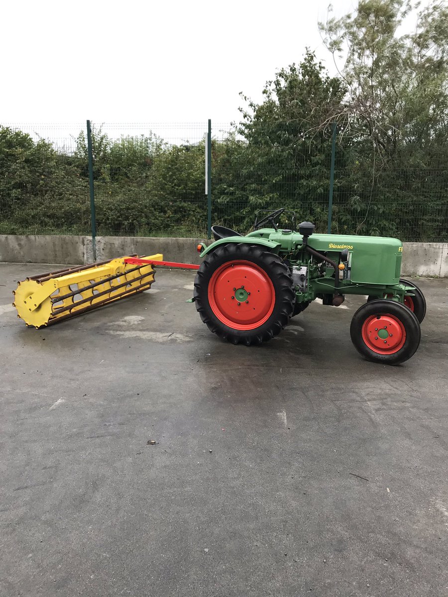 AtkinsFarm's tweet photo. Atkins will be holding a Tillage Demo Day tomorrow Sunday 29th near Rath, Birr Co Offaly at the below Eircode, full range of Pöttinger Tillage Equipment with the full range of Fendt Tractors from this 1954 Fendt Dieselross F12 up to the new Fendt 942 with the Pöttinger 10m disc. https://t.co/bGPU0G4Zjv