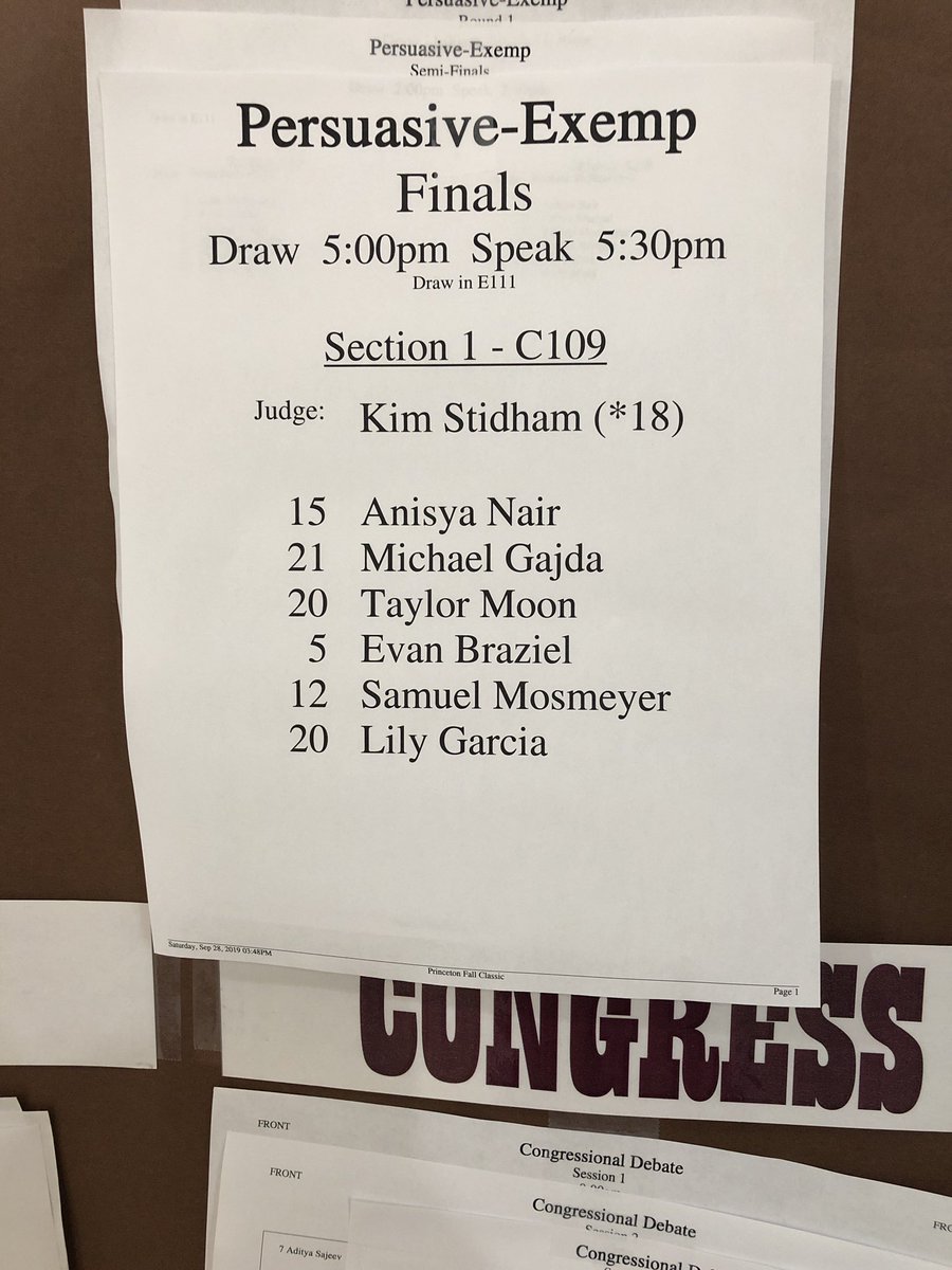 Say what?! Two of our kids broke to finals. Great job <a href="/lilyrgarcia/">lily</a>  <a href="/TaylorIDontKnow/">Taylor 🌙</a>