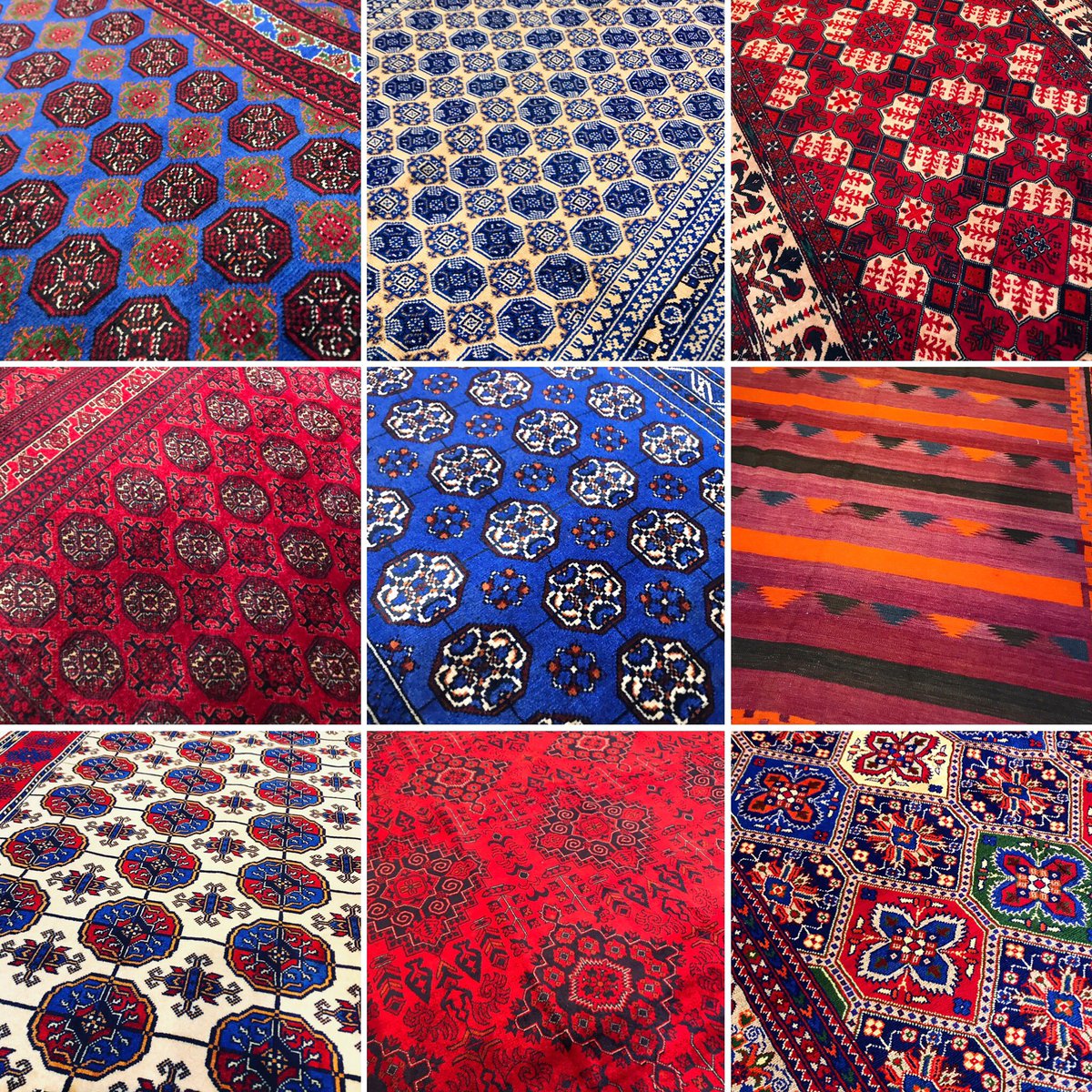 afghanrugshop's tweet photo. A few of the beautiful new rugs that arrived, lots of very big rugs this time too! You can see all the new arrivals by clicking ‘New Stock’ ⭐️ button at the top of our homepage.
#rugs #luxurylivingroom #luxuryinterior #afghanrugshop #labelstep @LivingWageUK @Afghanaid https://t.co/qJMYsI8njj