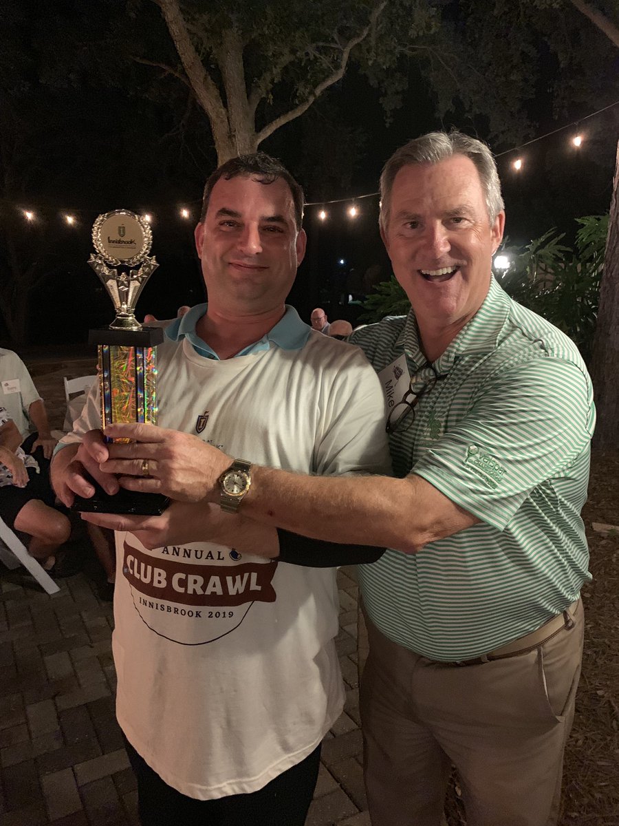 Innisbrook's tweet photo. Congratulations Scott on your win for the best cocktail of our member Club Crawl last night! #innisbrook #cocktailcontest #clubcrawl https://t.co/hphwWaGsNG