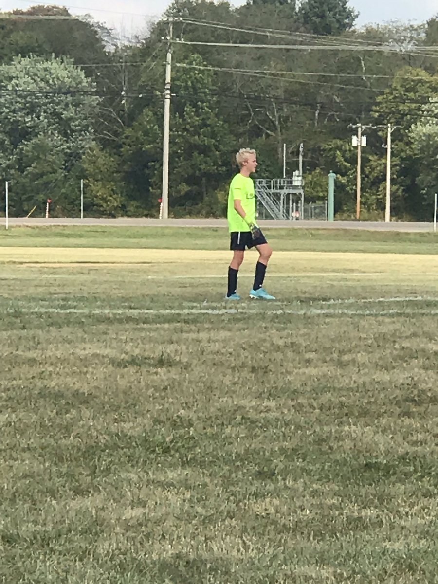 Two shutouts today for this young man at the Ohio Fusion Classic... he took a couple knocks today, has a cut on his leg from a cleat and gave mom a scare when a kid slid studs up at his head 😖 He never ceases to amaze me with his resilience #keepermom